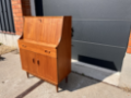 Picture of Scandinavian teak veneer secretary desk