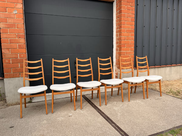 Picture of Set of 6 vintage German chairs