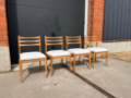 Picture of Set of 4 vintage Belgian chairs
