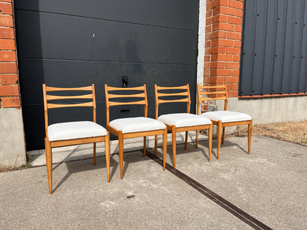 Picture of Set of 4 vintage Belgian chairs