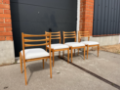 Picture of Set of 4 vintage Belgian chairs