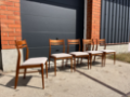 Picture of Set of five Scandinavian dining chairs