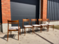 Picture of Set of five Scandinavian dining chairs