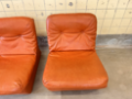 Picture of Set of two cognac skai lounge chairs
