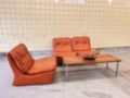 Picture of Set of two cognac skai lounge chairs
