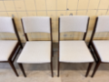Picture of Set of six Belgian wooden dining chairs