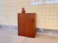 Picture of Teak veneer storage cabinet
