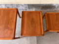 Picture of Set of Three Danish Nesting Tables in Teak