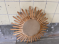 Picture of Sunburst Mirror in Bamboo