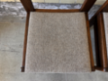 Picture of Set of Six Brutalist Dining Chairs by Lübke
