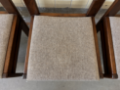 Picture of Set of Six Brutalist Dining Chairs by Lübke