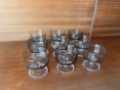 Picture of Set of Nine Luminarc Glasses in Smoked Glass