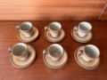Picture of Set of Six Ceramic Cups with Saucers