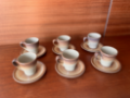 Picture of Set of Six Ceramic Cups with Saucers
