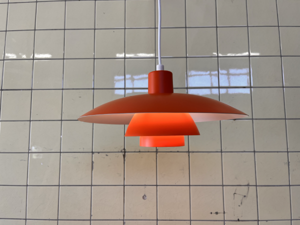 Picture of Red PH 4/3 Pendant Lamp by Poul Henningsen for Louis Poulsen