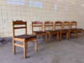 Picture of Set of Six Scandinavian Dining Chairs in Pine
