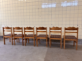 Picture of Set of Six Scandinavian Dining Chairs in Pine