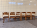 Picture of Set of Six Scandinavian Dining Chairs in Pine