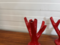 Picture of Set of Two Vintage “Alberello” Coral Vases