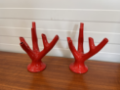 Picture of Set of Two Vintage “Alberello” Coral Vases
