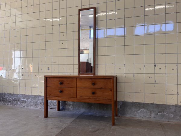 Picture of Vintage Elm Wood Cabinet