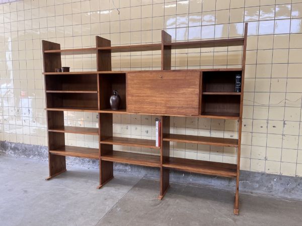 Picture of Vintage Elm Wood Wall Unit